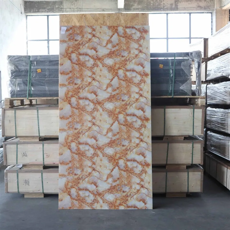 Interior Decorative PVC Wall Panel UV Marble Sheet suppliers